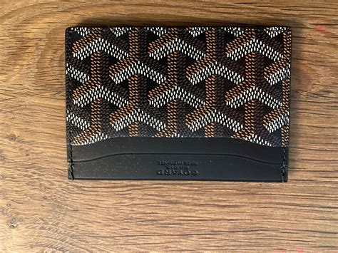 goyard card wallet|goyard card holder retail price.